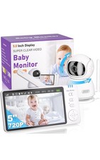OBVHNUA 5” HD Baby Monitor