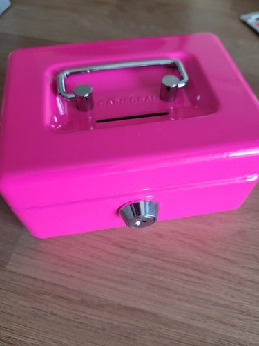 Hot pink metal - pink, cash
