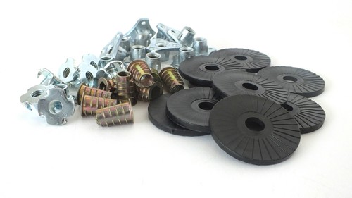 Captive fixing nuts prong - m8, 4