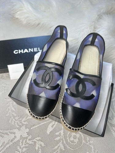 Chanel mesh espadrilles shoes - chanel,