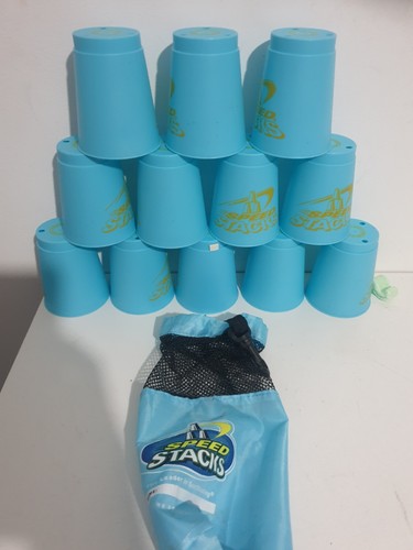 Blue speed stacking cups set - blue,