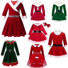 Girls Christmas Santa Claus