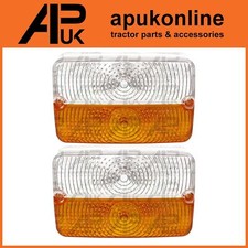 2x Front Combination Light Lens RH/LH for Massey Ferguson 375 390 4215 Tractor