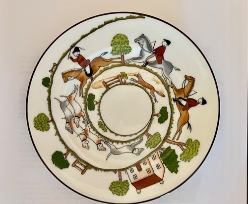 Saucer wedgwood hunting - saucer,,
