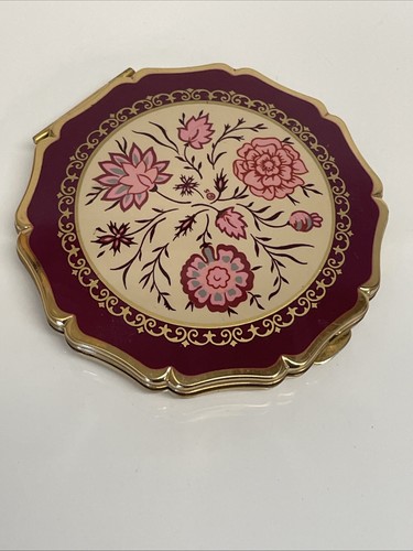Stratton floral design compact - design,
