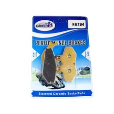 Sintered front brake pads for