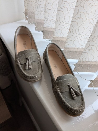 Ladies suede loafers size - ladies,