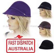  100% Wool Jockey Equestrian Horse Race Riding Cabbie Costume Party Cap Hat