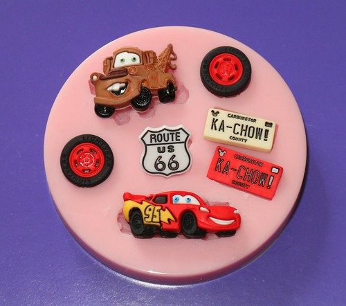 Disney cars silicone mould - disney,