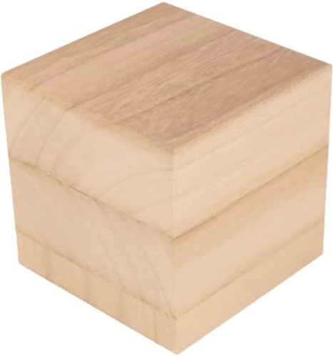 Artemio wooden cube 10x10x10cm - artemio,