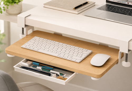 Ethu under desk keyboard tray - under,