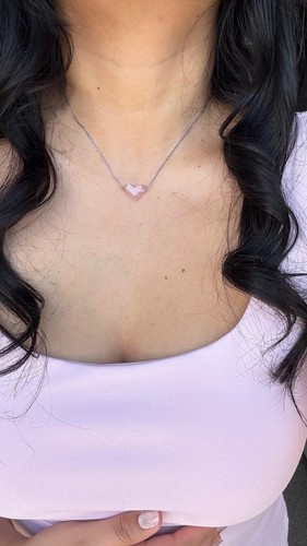 Charming rose quartz heart - charming,