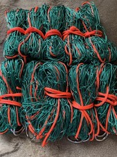 10 x 8z HEAVY DUTY GREEN ORANGE 4ft NYLON PURSE NETS RABBIT FERRETING