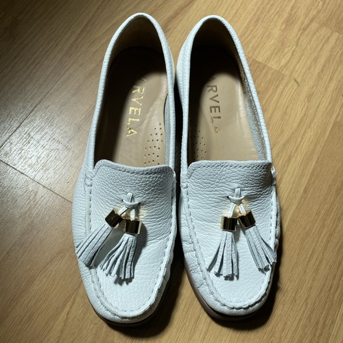Carvela white leather crewe - white,