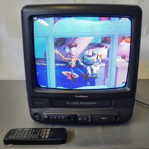 Goodmans crt vcr - crt, combi