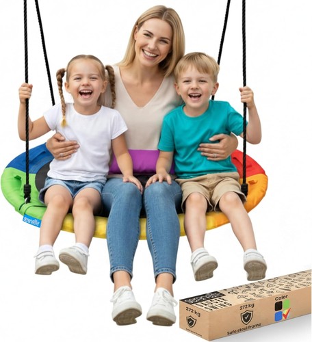 Tree swing seat large round - tree, seat,