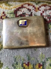 777 COY RASC Germany 1945/46 Brass & Enamel Cigarette Case WW2 WWII