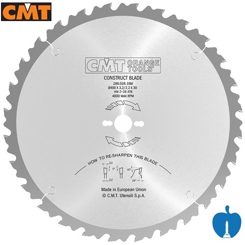 600mm diameter tooth - 40, atb