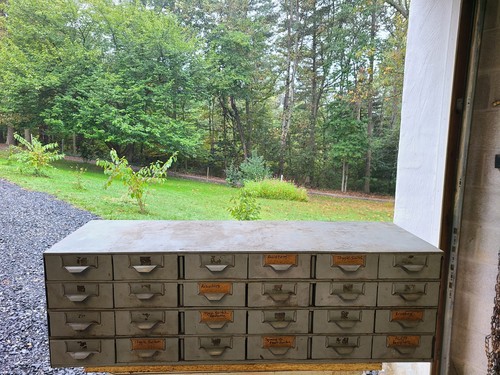 Vintage file cabinet - vintage,