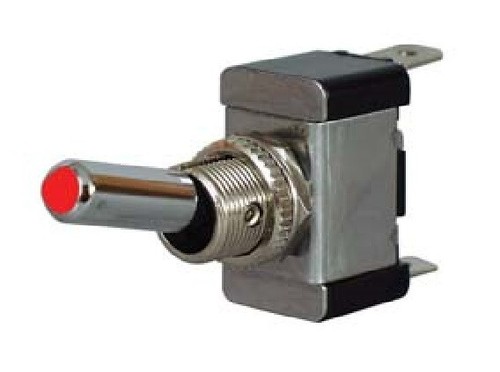 Single pole off toggle - pole, on