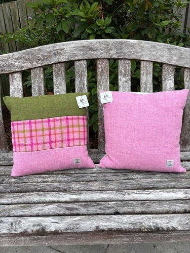 Harris tweed cushions made - tweed,