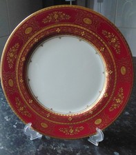 Minton Argyle Red & Raised