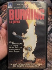The Burning VHS Video Tape Pre