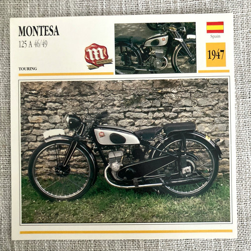 Montesa 125 1947 - 46/49, spain