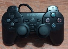 Official Playstation 2 Dual Shock 2 Controller Fully Working Black PS2 Joypad 
