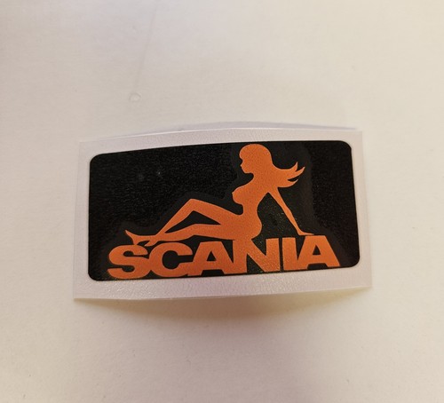 Scale scania lady decal - scale,