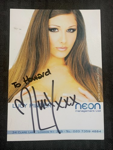 Lucy pinder signed howard - to,