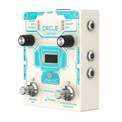 Donner circle looper pedal - circle,