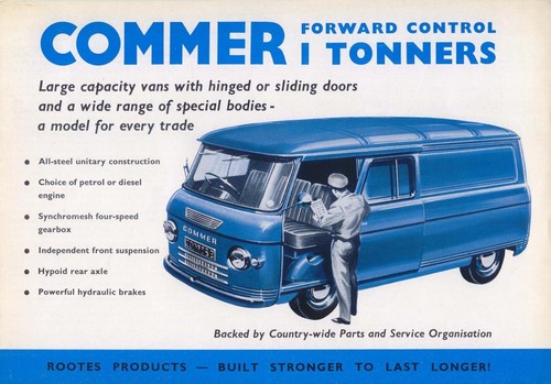 Commer forward control 1600 - forward, 1