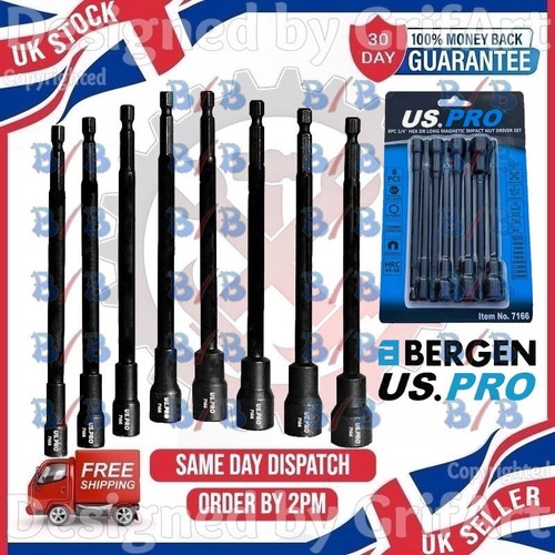 Pro 8pc hex - 1/4",