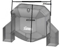 ZUMEX Juice extractor cubierta speed front cover ,5039080,S0908160,s3301503,