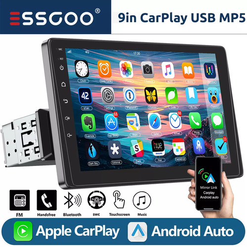 Single din car stereo touch - car,