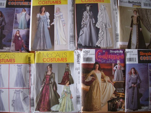 Patterns costumes queen - patterns,