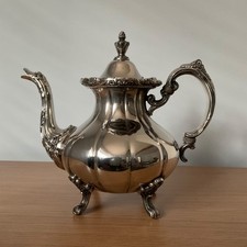 Teapot Exquisite Ornate Silver
