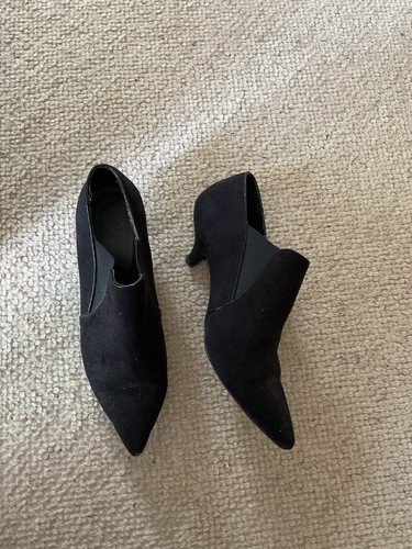 Faith black suede - suede, toe
