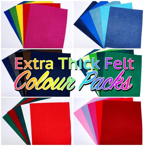 Extra thick felt - thick, 3-4mm