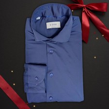 Eton Navy Contemporary Shirt