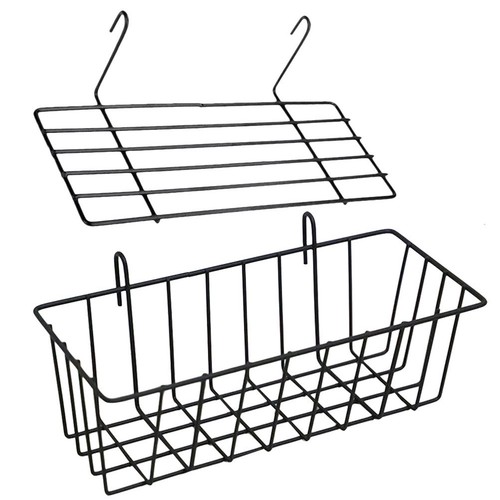 Wrought iron storage rack - ,