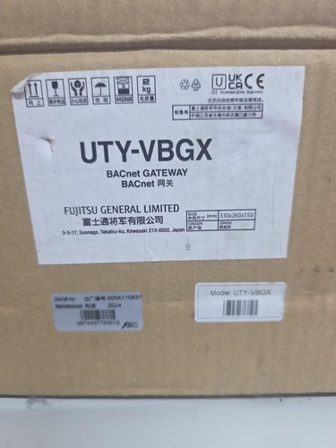 Fujitsu uty vbgx bacnet - fujitsu, uty-vbgx