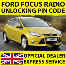 ✅FORD FOCUS RADIO UNLOCKING PIN CODE FOR SONY 6000 CD 4500 RDS TRAVELPILOT✅