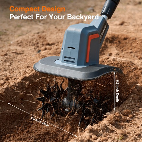 Battery powered roter tiller - 2*battery,