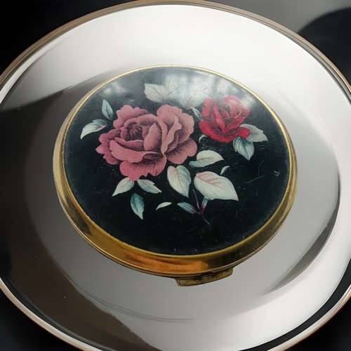 Vintage stratton mirror powder - stratton,
