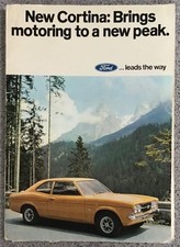 FORD Cortina L XL GXL GT Estates Car Sales Literature Pack Brochures 1971