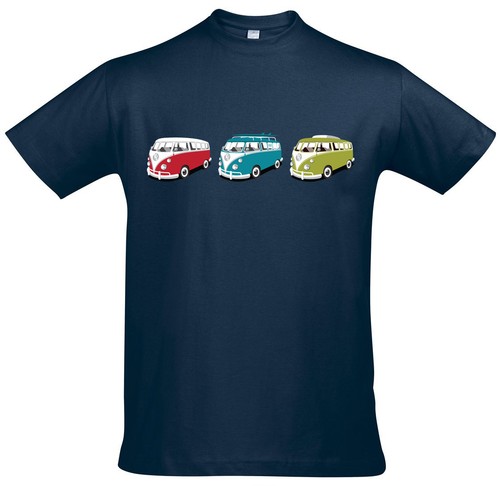 Retro camper trio shirt - retro, t-shirt