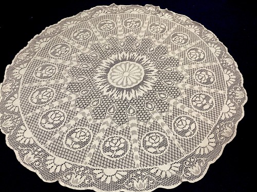 Vintage style circular - vintage, lace