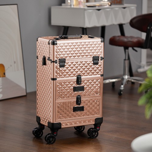 Pro rolling makeup case - rolling,